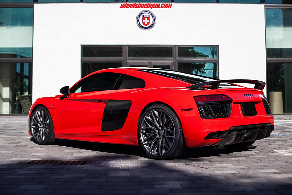 Фото дисков HRE P200 Сатиновый графит на Audi R8 (4S)
