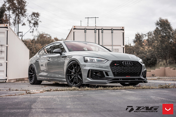 Фото дисков Vossen HF-3 Черный глянец на Audi A/S/RS 5 (F5)