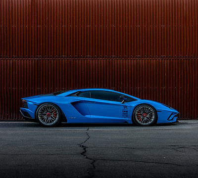 Фото дисков Brixton Forged VL4 на Lamborghini Aventador