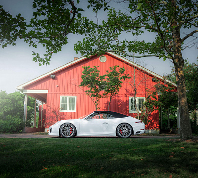 Фото дисков HRE P200 на Porsche 911 VII