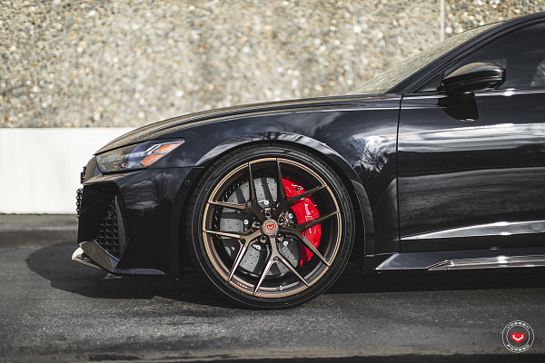 Фото дисков Vossen S21-01 Глянцевая бронза на Audi A/RS 6 (C8)