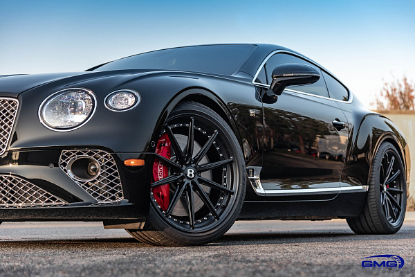 Фото дисков Brixton Forged R11-R Черный сатин на Bentley Continental GT III