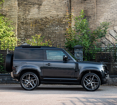 Фото дисков Kahn Type 52 RS на Land Rover Defender II
