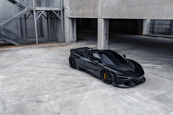 Фото дисков NOVITEC MC3 Черный сатин на McLaren 720S