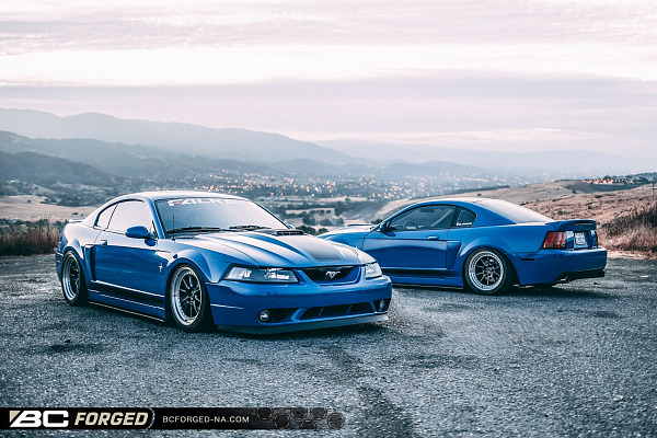 Фото дисков BC Forged LE10 // MLE10 Глянцевый темный лак на Ford Mustang IV
