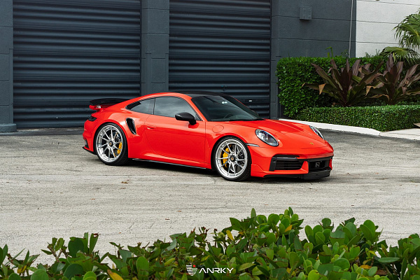 Фото дисков Anrky AN33 Полированный лак на Porsche 911 VIII