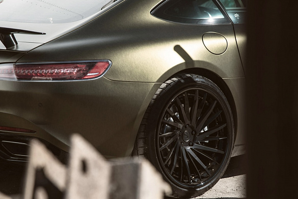 Фото дисков Savini SV64 Черный сатин на Mercedes-Benz AMG GT I