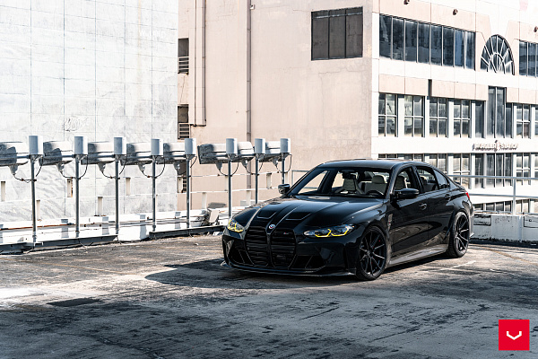 Фото дисков Vossen HF-3 Черный сатин на BMW 3/M3 (G2x/G80)