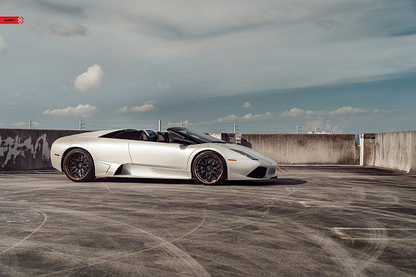 Фото дисков Anrky RS1 Черный сатин на Lamborghini Murcielago