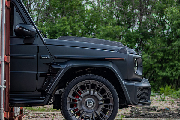 Фото дисков Brixton Forged LX03 Сатиновый темный лак на Mercedes-Benz G-Class III