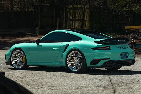 Фото дисков HRE S107SC Полированный лак на Porsche 911 VII