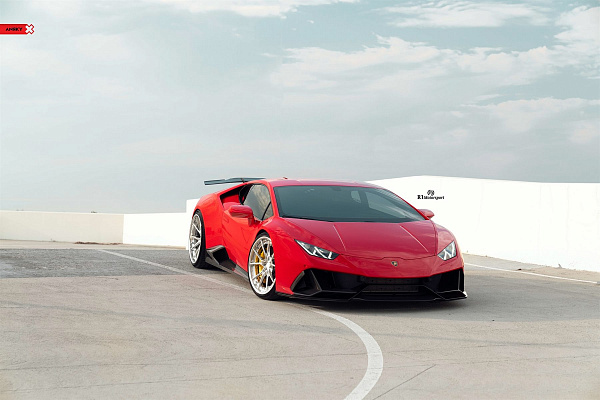 Фото дисков Anrky AN32 Полированный лак на Lamborghini Huracan