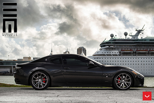 Фото дисков Vossen VFS-1 Сатиновый графит на Maserati GranTurismo I