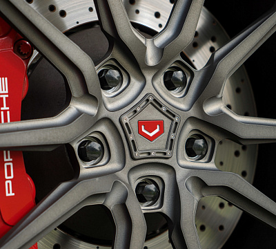 Фото дисков Vossen ML-X2 на Porsche Cayman II