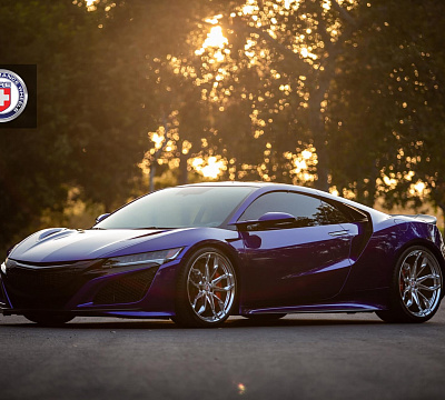 Фото дисков HRE P201 на Acura NSX II