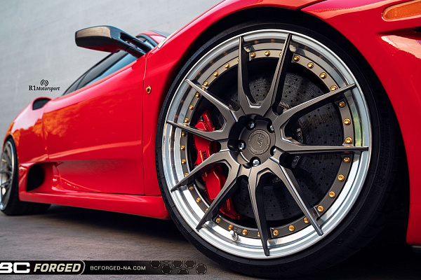 Фото дисков BC Forged HCA162 Матовый графит на Ferrari F430