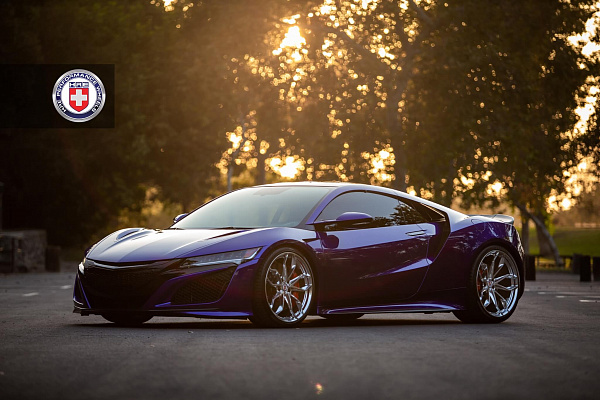 Фото дисков HRE P201 Полированный лак на Acura NSX II