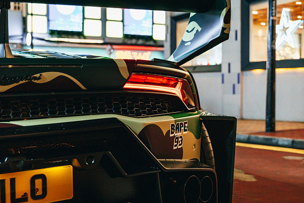 Фото дисков Brixton Forged TR05 AERO1 Белый глянец на Lamborghini Huracan