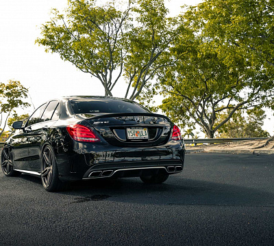 Фото дисков Vossen HF-1 на Mercedes-Benz C-Class (W205)