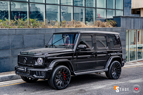 Фото дисков Vossen UV-3 Черный сатин на Mercedes-Benz G-Class III