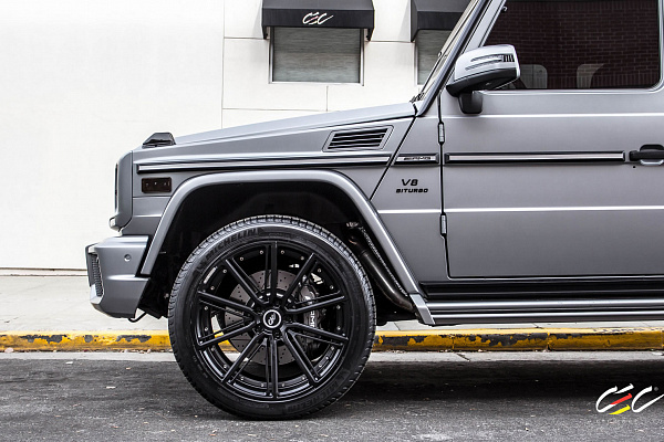 Фото дисков CEC C25 Черный сатин на Mercedes-Benz G-Class II