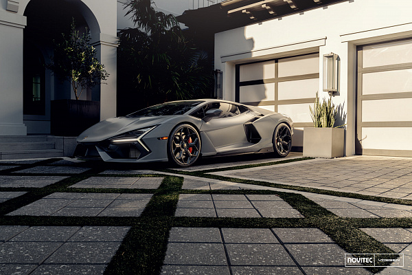 Фото дисков NOVITEC NL5 Черный глянец на Lamborghini Revuelto