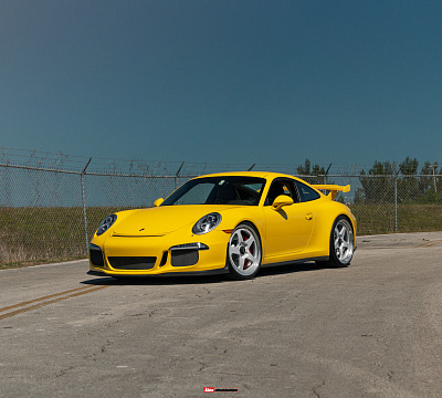 Фото дисков HRE 527 на Porsche 911 VII