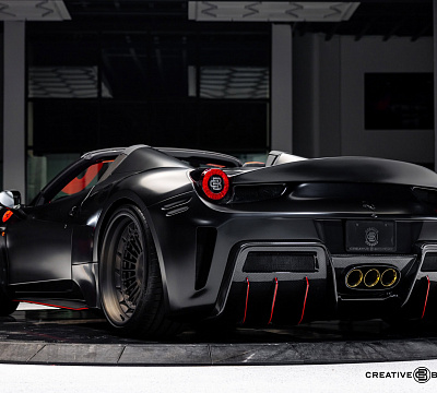 Фото дисков Brixton Forged TR10 AERO1 на Ferrari 458