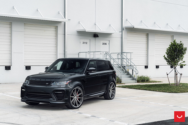 Фото дисков Vossen HF-3 Алмазная проточка на Range Rover Sport II