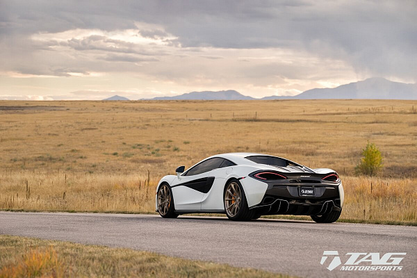 Фото дисков HRE P204 Глянцевое темное золото на McLaren 570S
