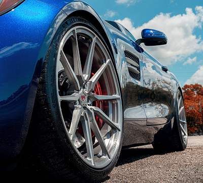 Фото дисков Vossen M-X2 на Mercedes-Benz AMG GT I