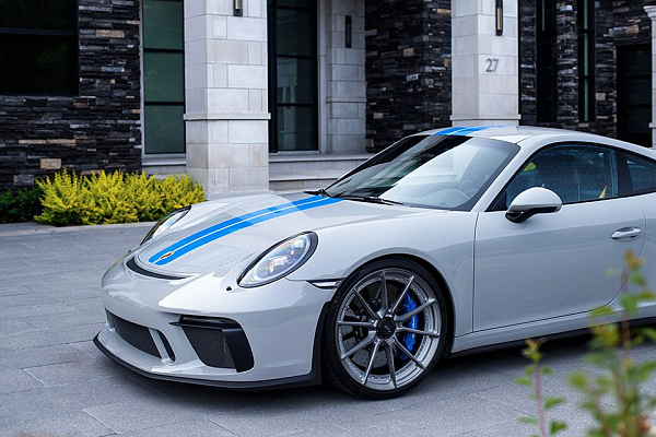 Фото дисков Anrky AN22 Глянцевый тонированный лак на Porsche 911 VII