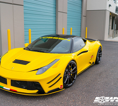 Фото дисков Vossen CG-203 на Ferrari 458