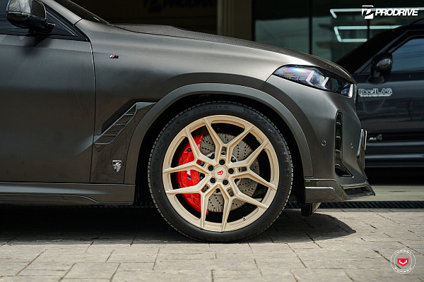 Фото дисков Vossen EVO-4 Сатиновая шампань на BMW X6/X6 M (G06/F96)