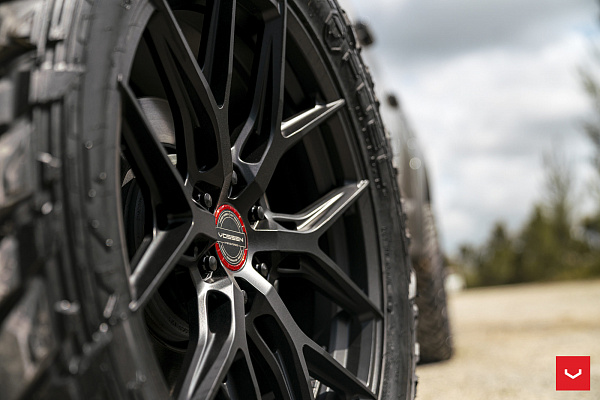 Фото дисков Vossen HF6-4 Черный сатин на Ford F-150 XIII