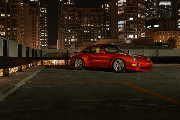 Фото дисков HRE 527 Серебро на Porsche 911 IV