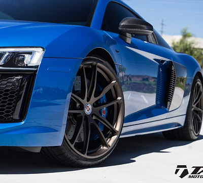 Фото дисков HRE P104 на Audi R8 (4S)