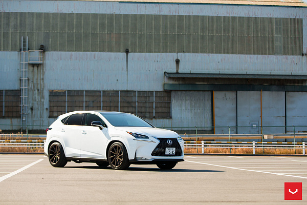 Фото дисков Vossen CVT Сатиновое темное золото на Lexus NX I