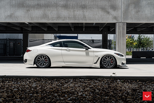 Фото дисков Vossen HF-2 Сатиновый графит на Infiniti Q60 II