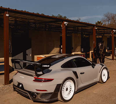 Фото дисков Brixton Forged TR20 на Porsche 911 VII