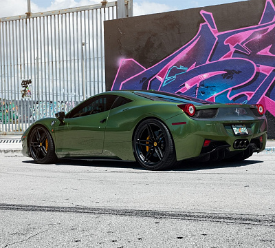 Фото дисков Anrky AN17 на Ferrari 458