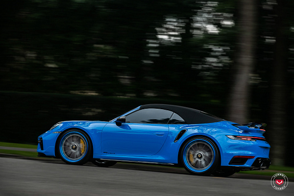 Фото дисков Vossen M-X4T (3-Piece) Глянцевый тонированный лак на Porsche 911 VIII