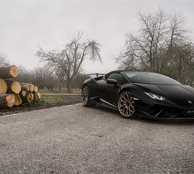 Фото дисков Vossen S17-01 на Lamborghini Huracan