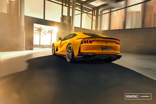 Фото дисков NOVITEC NF8 Матовый графит на Ferrari 812
