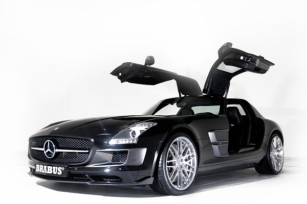 Фото дисков BRABUS Monoblock F (Platinum Edition) Сатиновый лак на Mercedes-Benz SLS AMG