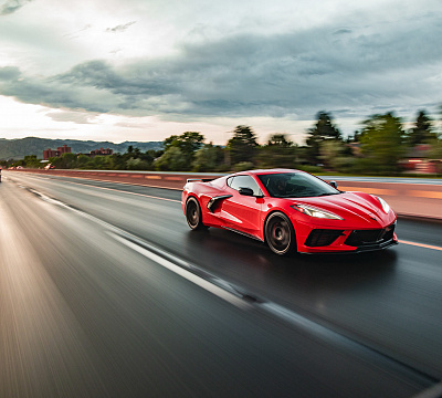 Фото дисков Vossen HF-2 на Chevrolet Corvette C8