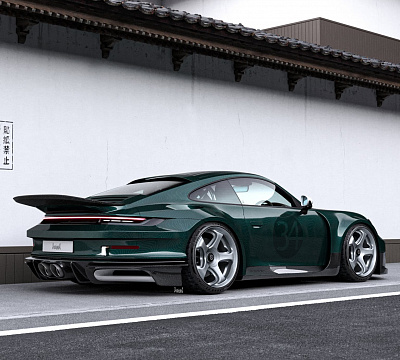 Фото дисков Brixton Forged TR06 на Porsche 911 VIII