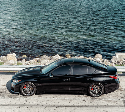 Фото дисков Vossen HF-5 на Infiniti Q50