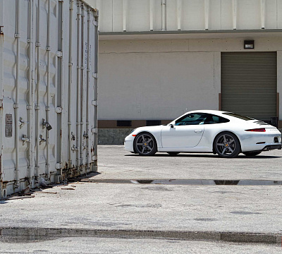 Фото дисков Vossen CV3 на Porsche 911 VII