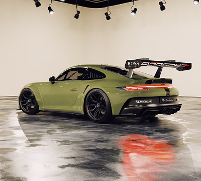 Фото дисков Brixton Forged PF7-RS на Porsche 911 VII